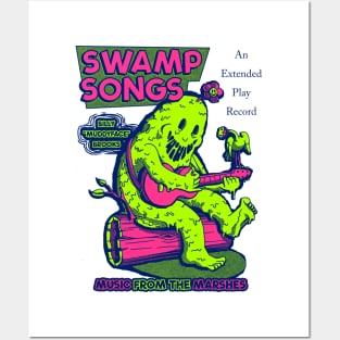 Swamp Songs - White/Neon Posters and Art
